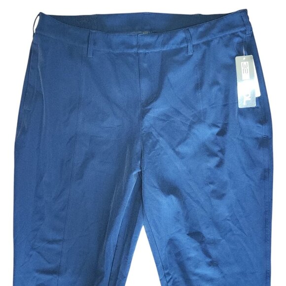 32 Degrees Cool Pants Womens Size 14 Solid All Blue with Pockets Activewear New - Picture 2 of 7